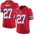 Wholesale Cheap Nike Bills #27 Tre'Davious White Red Youth Stitched NFL Limited Rush Jersey