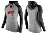 Wholesale Cheap Women's Nike Tampa Bay Buccaneers Performance Hoodie Grey & Black