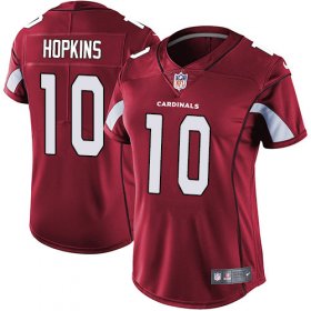 Wholesale Cheap Nike Cardinals #10 DeAndre Hopkins Red Team Color Women\'s Stitched NFL Vapor Untouchable Limited Jersey