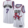 Wholesale Cheap Raptors #7 Kyle Lowry White Basketball Swingman Hardwood Classics Jersey