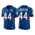 Wholesale Cheap Men's San Francisco 49ers #44 Kyle Juszczyk 2022 Royal NFC Pro Bowl Stitched Jersey