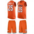 Wholesale Cheap Nike Broncos #25 Chris Harris Jr Orange Team Color Men's Stitched NFL Limited Tank Top Suit Jersey