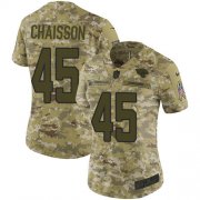 Wholesale Cheap Nike Jaguars #45 K'Lavon Chaisson Camo Women's Stitched NFL Limited 2018 Salute To Service Jersey