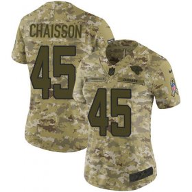 Wholesale Cheap Nike Jaguars #45 K\'Lavon Chaisson Camo Women\'s Stitched NFL Limited 2018 Salute To Service Jersey