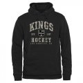 Wholesale Cheap Men's Los Angeles Kings Black Camo Stack Pullover Hoodie