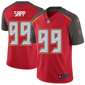 Wholesale Cheap Nike Buccaneers #99 Warren Sapp Red Team Color Men\'s Stitched NFL Vapor Untouchable Limited Jersey