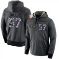 Wholesale Cheap NFL Men's Nike Baltimore Ravens #57 C.J. Mosley Stitched Black Anthracite Salute to Service Player Performance Hoodie