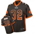 Wholesale Cheap Nike Browns #32 Jim Brown Brown Team Color Men's Stitched NFL Elite Drift Fashion Jersey