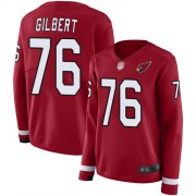 Wholesale Cheap Nike Cardinals #76 Marcus Gilbert Red Team Color Women's Stitched NFL Limited Therma Long Sleeve Jersey