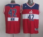 Wholesale Cheap Washington Wizards #42 Nene Hilario Revolution 30 Swingman 2014 Christmas Day Red Jersey