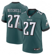 Cheap Youth Philadelphia Eagles #27 Quinyon Mitchell Green Vapor Untouchable Limited Stitched Football Jersey