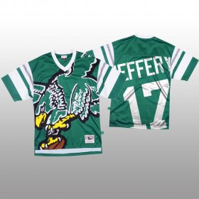 Wholesale Cheap NFL Philadelphia Eagles #17 Alshon Jeffery Green Men\'s Mitchell & Nell Big Face Fashion Limited NFL Jersey