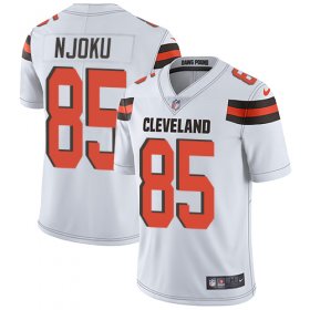 Wholesale Cheap Nike Browns #85 David Njoku White Youth Stitched NFL Vapor Untouchable Limited Jersey