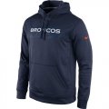 Wholesale Cheap Denver Broncos Nike KO Speed Wordmark Performance Hoodie Navy Blue