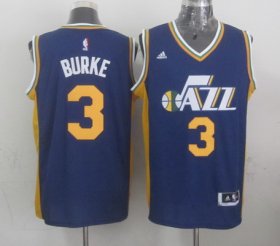 Wholesale Cheap Utah Jazz #3 Trey Burke Revolution 30 Swingman 2014 New Navy Blue Swingman Jersey