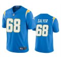 Wholesale Cheap Men's Los Angeles Chargers #68 Jamaree Salyer Blue Vapor Untouchable Limited Stitched Jersey