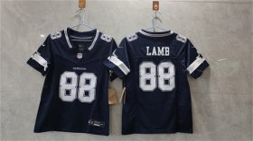 Cheap Women\'s Dallas Cowboys #88 CeeDee Lamb Navy 2023 F.U.S.E. Limited Football Stitched Jersey(Run Small)