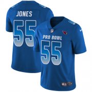 Wholesale Cheap Nike Cardinals #55 Chandler Jones Royal Men's Stitched NFL Limited NFC 2018 Pro Bowl Jersey