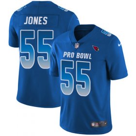 Wholesale Cheap Nike Cardinals #55 Chandler Jones Royal Men\'s Stitched NFL Limited NFC 2018 Pro Bowl Jersey