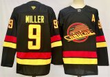 Cheap Men's Vancouver Canucks #9 J.T. Miller Black 2024-25 With A Patch Alternate Stitched Hockey Jersey