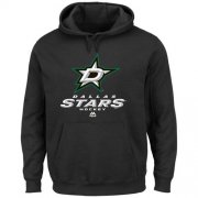 Wholesale Cheap Dallas Stars Majestic Critical Victory VIII Pullover Hoodie Black