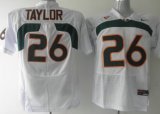 Wholesale Cheap Miami Hurricanes #26 Taylor White Jersey