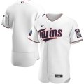 Wholesale Cheap Minnesota Twins Men's Nike White Home 2020 60th Season Authentic Team MLB Jersey