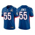 Wholesale Cheap Men's Arizona Cardinals #55 Chandler Jones 2022 Royal NFC Pro Bowl Stitched Jersey