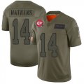 Wholesale Cheap Nike Chiefs #14 Sammy Watkins Camo Youth Stitched NFL Limited 2019 Salute to Service Jersey