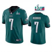 Wholesale Cheap Men's Philadelphia Eagles #7 Haason Reddick Green Super Bowl LVII Patch Vapor Untouchable Limited Stitched Jersey