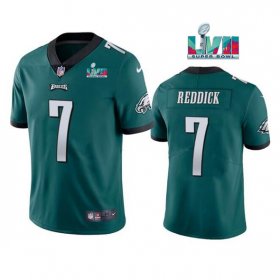 Wholesale Cheap Men\'s Philadelphia Eagles #7 Haason Reddick Green Super Bowl LVII Patch Vapor Untouchable Limited Stitched Jersey