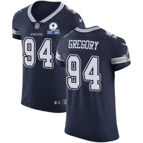 Wholesale Cheap Nike Cowboys #94 Randy Gregory Navy Blue Team Color Men\'s Stitched With Established In 1960 Patch NFL Vapor Untouchable Elite Jersey