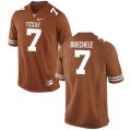 Wholesale Cheap Men's Texas Longhorns 7 Shane Buechele Orange Nike College Jersey