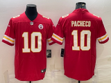 Wholesale Cheap Men's Kansas City Chiefs #10 Isiah Pacheco Red Vapor Untouchable Limited Stitched Football Jersey