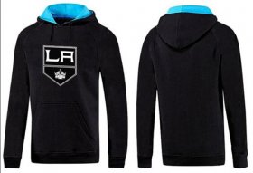 Wholesale Cheap Los Angeles Kings Pullover Hoodie Black & Blue