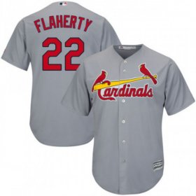 Wholesale Cheap Cardinals #22 Jack Flaherty Grey New Cool Base Stitched Youth MLB Jersey