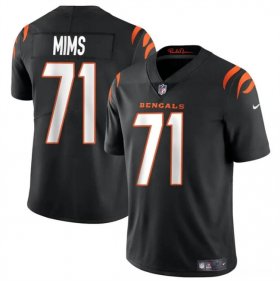 Cheap Men\'s Cincinnati Bengals #71 Amarius Mims Black 2024 Draft Vapor Untouchable Limited Football Stitched Jersey