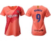 Wholesale Cheap Women's Barcelona #9 Suarez Third Soccer Club Jersey