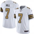 Wholesale Cheap Nike Saints #7 Taysom Hill White Men's Stitched NFL Limited Rush Jersey