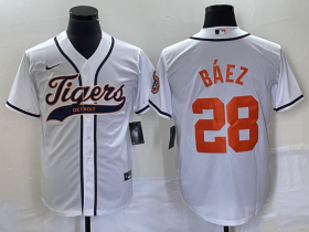 Wholesale Cheap Men\'s Detroit Tigers #28 Javier B