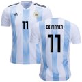 Wholesale Cheap Argentina #11 Di Maria Home Kid Soccer Country Jersey