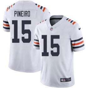 Wholesale Cheap Nike Bears #15 Eddy Pineiro White Men\'s 2019 Alternate Classic Stitched NFL Vapor Untouchable Limited Jersey