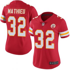 Wholesale Cheap Nike Chiefs #32 Tyrann Mathieu Red Team Color Women\'s Stitched NFL Vapor Untouchable Limited Jersey