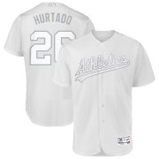 Wholesale Cheap Oakland Athletics #26 Matt Chapman Hurtado Majestic 2019 Players' Weekend Flex Base Authentic Player Jersey White