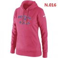 Wholesale Cheap Women's Nike Buffalo Bills Heart & Soul Pullover Hoodie Pink