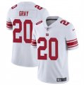 Cheap Men's New York Giants #20 Eric Gray White Vapor Untouchable Limited Football Stitched Jersey