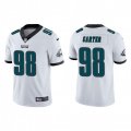 Wholesale Cheap Men's Philadelphia Eagles #98 Jalen Carter White Vapor Untouchable Limited Stitched Jersey