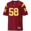 Wholesale Cheap USC Trojans #58 Maualuga Red Jersey