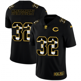 Wholesale Cheap Chicago Bears #32 David Montgomery Men\'s Nike Carbon Black Vapor Cristo Redentor Limited NFL Jersey