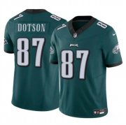 Cheap Men's Philadelphia Eagles #87 Jahan Dotson Green F.U.S.E Vapor Untouchable Limited Stitched Football Jersey